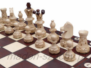 Schachfiguren aus Marmor geschnitzt, magnetisch, Turnierhersteller Polen